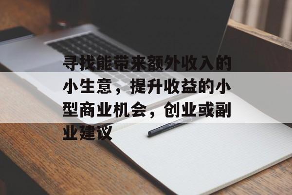 寻找能带来额外收入的小生意,提升收益的小型商业机会,创业或副业建议 寻找能带来额外收入的小生意,提升收益的小型商业机会,创业或副业建议