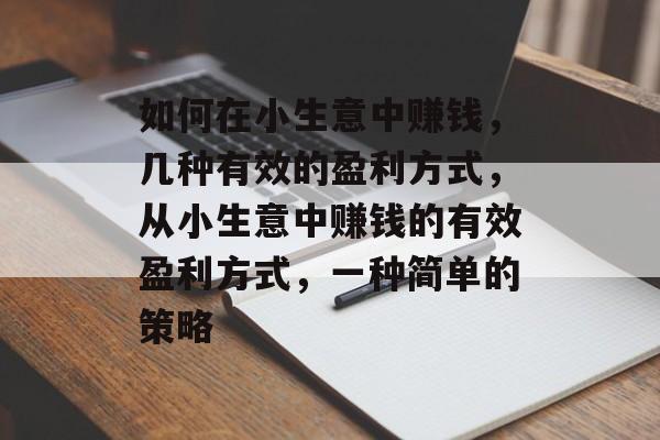 如何在小生意中赚钱,几种有效的盈利方式,从小生意中赚钱的有效盈利方式,一种简单的策略 如何在小生意中赚钱,几种有效的盈利方式,从小生意中赚钱的有效盈利方式,一种简单的策略