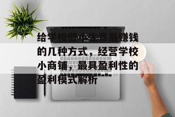 给学校做小生意最赚钱的几种方式，经营学校小商铺，最具盈利性的盈利模式解析