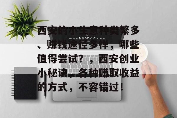 西安的小生意种类繁多、赚钱途径多样，哪些值得尝试？，西安创业小秘诀，各种赚取收益的方式，不容错过！