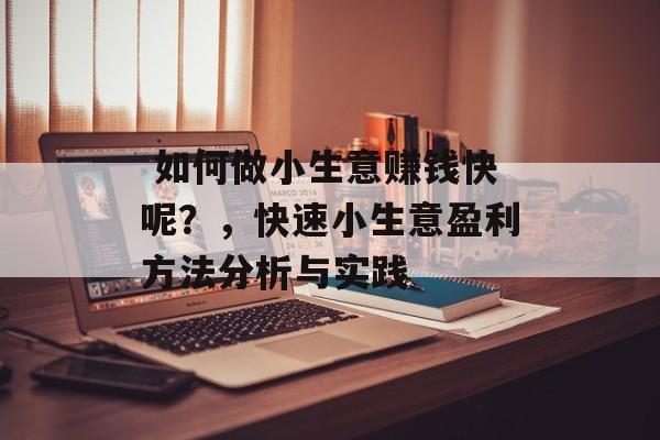  如何做小生意赚钱快呢？，快速小生意盈利方法分析与实践