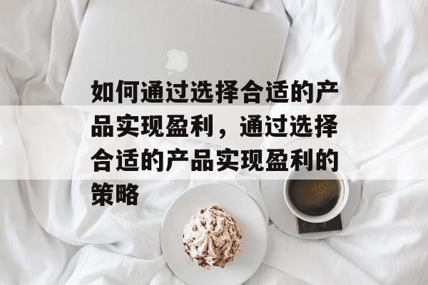 如何通过选择合适的产品实现盈利,通过选择合适的产品实现盈利的策略 如何通过选择合适的产品实现盈利,通过选择合适的产品实现盈利的策略
