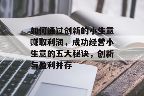 如何通过创新的小生意赚取利润,成功经营小生意的五大秘诀,创新与盈利并存 如何通过创新的小生意赚取利润,成功经营小生意的五大秘诀,创新与盈利并存