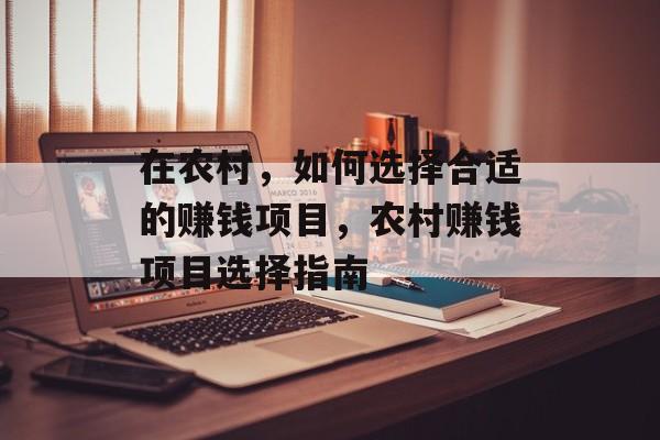 在农村,如何选择合适的赚钱项目,农村赚钱项目选择指南 在农村,如何选择合适的赚钱项目,农村赚钱项目选择指南