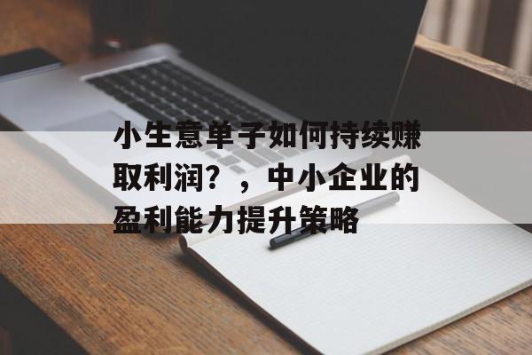 小生意单子如何持续赚取利润?,中小企业的盈利能力提升策略 小生意单子如何持续赚取利润?,中小企业的盈利能力提升策略