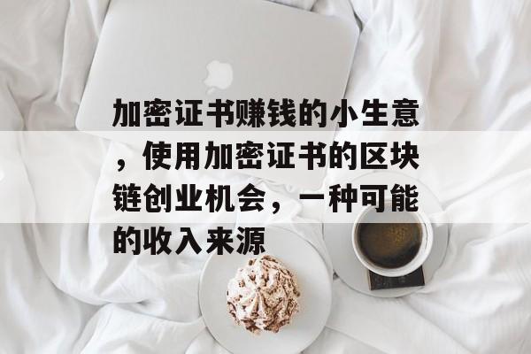 加密证书赚钱的小生意,使用加密证书的区块链创业机会,一种可能的收入来源 加密证书赚钱的小生意,使用加密证书的区块链创业机会,一种可能的收入来源