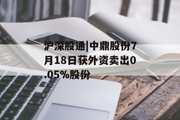 沪深股通|中鼎股份7月18日获外资卖出0.05%股份 沪深股通|中鼎股份7月18日获外资卖出0.05%股份