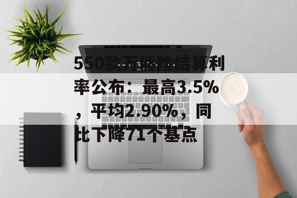 550款万能险结算利率公布:最高3.5%,平均2.90%,同比下降71个基点 550款万能险结算利率公布:最高3.5%,平均2.90%,同比下降71个基点