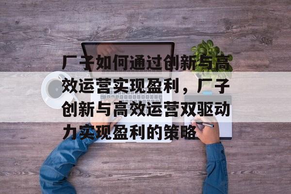 厂子如何通过创新与高效运营实现盈利,厂子创新与高效运营双驱动力实现盈利的策略 厂子如何通过创新与高效运营实现盈利,厂子创新与高效运营双驱动力实现盈利的策略