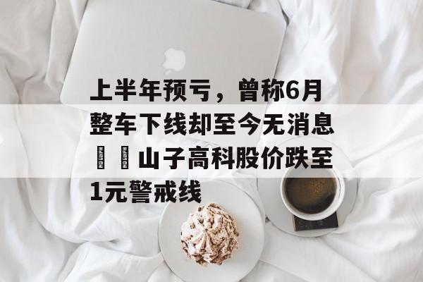 上半年预亏,曾称6月整车下线却至今无消息⋯⋯山子高科股价跌至1元警戒线 上半年预亏,曾称6月整车下线却至今无消息⋯⋯山子高科股价跌至1元警戒线