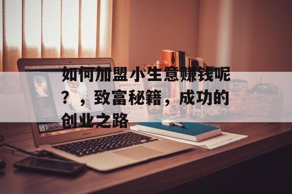 如何加盟小生意赚钱呢?,致富秘籍,成功的创业之路 如何加盟小生意赚钱呢?,致富秘籍,成功的创业之路