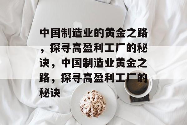 中国制造业的黄金之路,探寻高盈利工厂的秘诀,中国制造业黄金之路,探寻高盈利工厂的秘诀 中国制造业的黄金之路,探寻高盈利工厂的秘诀,中国制造业黄金之路,探寻高盈利工厂的秘诀