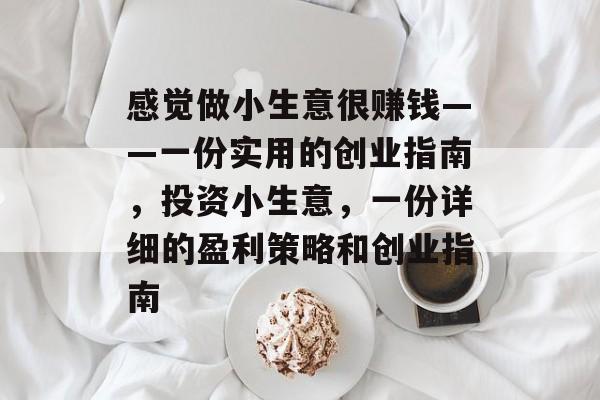 感觉做小生意很赚钱——一份实用的创业指南,投资小生意,一份详细的盈利策略和创业指南 感觉做小生意很赚钱——一份实用的创业指南,投资小生意,一份详细的盈利策略和创业指南