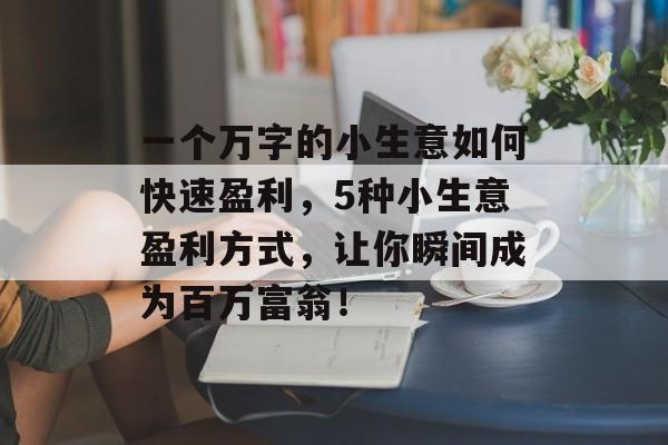 一个万字的小生意如何快速盈利,5种小生意盈利方式,让你瞬间成为百万富翁! 一个万字的小生意如何快速盈利,5种小生意盈利方式,让你瞬间成为百万富翁!