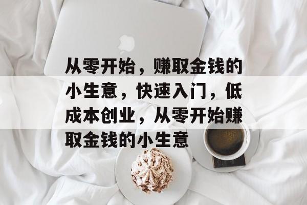 从零开始，赚取金钱的小生意，快速入门，低成本创业，从零开始赚取金钱的小生意