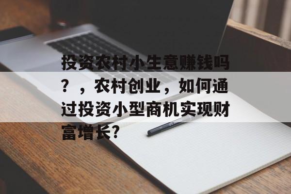 投资农村小生意赚钱吗?,农村创业,如何通过投资小型商机实现财富增长? 投资农村小生意赚钱吗?,农村创业,如何通过投资小型商机实现财富增长?