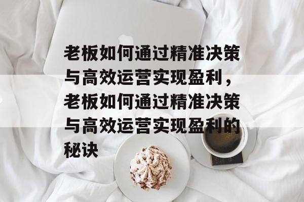 老板如何通过精准决策与高效运营实现盈利,老板如何通过精准决策与高效运营实现盈利的秘诀 老板如何通过精准决策与高效运营实现盈利,老板如何通过精准决策与高效运营实现盈利的秘诀