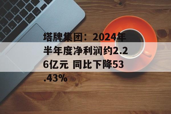 塔牌集团:2024年半年度净利润约2.26亿元 同比下降53.43% 塔牌集团:2024年半年度净利润约2.26亿元 同比下降53.43%