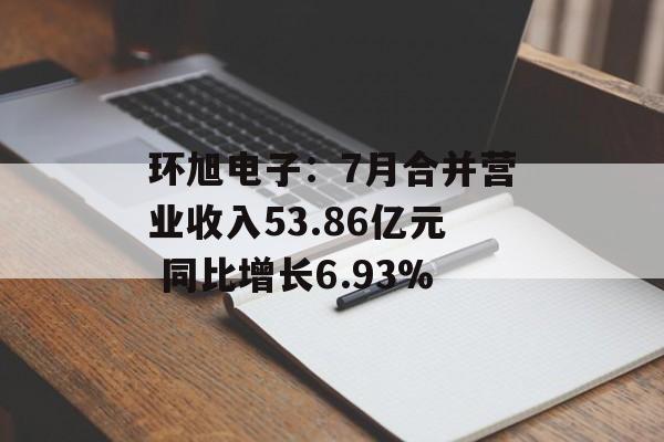 环旭电子:7月合并营业收入53.86亿元 同比增长6.93% 环旭电子:7月合并营业收入53.86亿元 同比增长6.93%