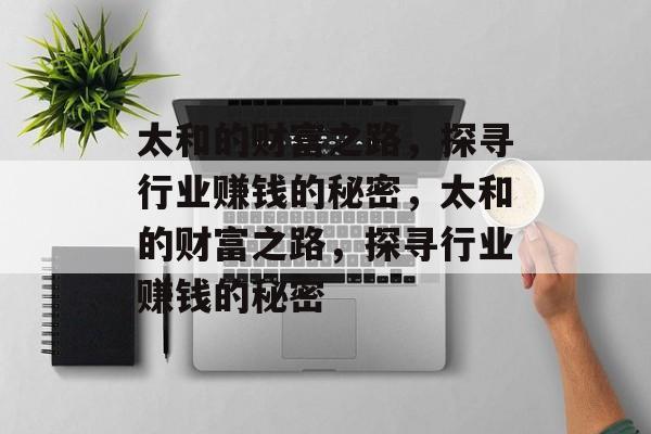 太和的财富之路，探寻行业赚钱的秘密，太和的财富之路，探寻行业赚钱的秘密