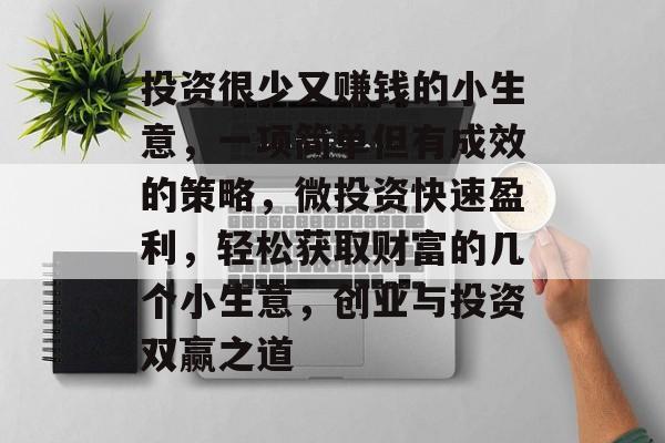 投资很少又赚钱的小生意,一项简单但有成效的策略,微投资快速盈利,轻松获取财富的几个小生意,创业与投资双赢之道 投资很少又赚钱的小生意,一项简单但有成效的策略,微投资快速盈利,轻松获取财富的几个小生意,创业与投资双赢之道