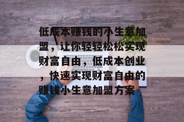 低成本赚钱的小生意加盟，让你轻轻松松实现财富自由，低成本创业，快速实现财富自由的赚钱小生意加盟方案