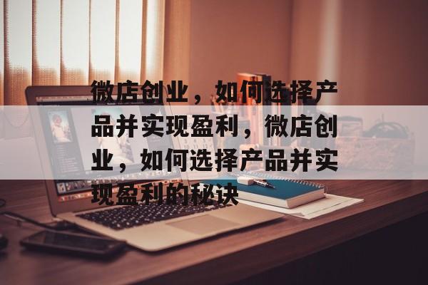 微店创业，如何选择产品并实现盈利，微店创业，如何选择产品并实现盈利的秘诀