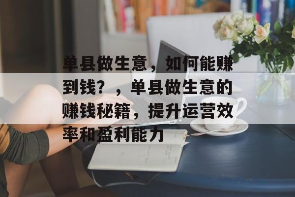 单县做生意，如何能赚到钱？，单县做生意的赚钱秘籍，提升运营效率和盈利能力