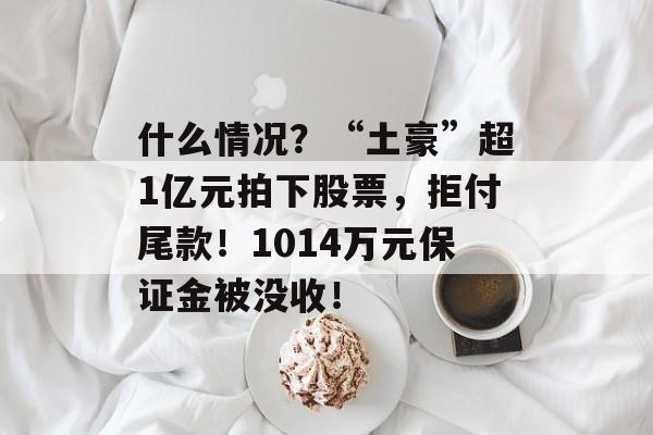 什么情况?“土豪”超1亿元拍下股票,拒付尾款!1014万元保证金被没收! 什么情况?“土豪”超1亿元拍下股票,拒付尾款!1014万元保证金被没收!
