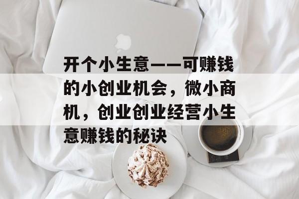 开个小生意——可赚钱的小创业机会,微小商机,创业创业经营小生意赚钱的秘诀 开个小生意——可赚钱的小创业机会,微小商机,创业创业经营小生意赚钱的秘诀
