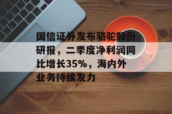 国信证券发布骆驼股份研报,二季度净利润同比增长35%,海内外业务持续发力 国信证券发布骆驼股份研报,二季度净利润同比增长35%,海内外业务持续发力