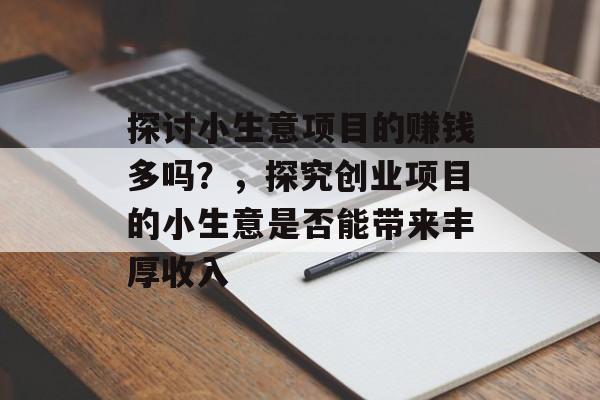 探讨小生意项目的赚钱多吗?,探究创业项目的小生意是否能带来丰厚收入 探讨小生意项目的赚钱多吗?,探究创业项目的小生意是否能带来丰厚收入