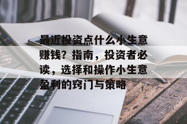 最近投资点什么小生意赚钱?指南,投资者必读,选择和操作小生意盈利的窍门与策略 最近投资点什么小生意赚钱?指南,投资者必读,选择和操作小生意盈利的窍门与策略