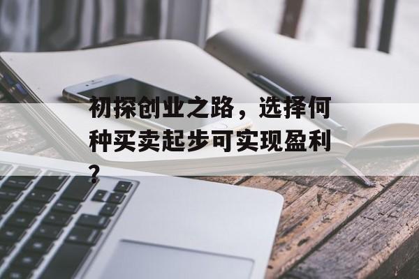 初探创业之路，选择何种买卖起步可实现盈利？