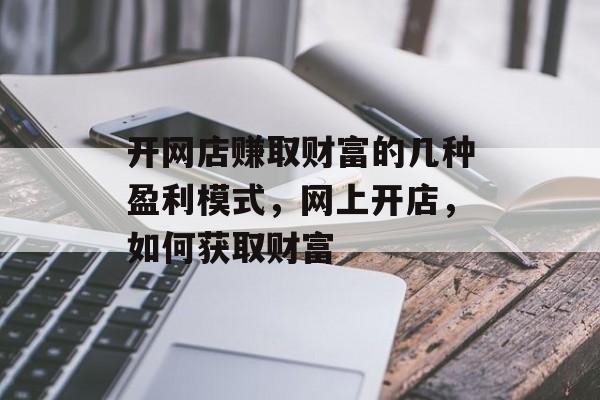 开网店赚取财富的几种盈利模式，网上开店，如何获取财富