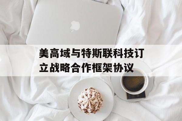 美高域与特斯联科技订立战略合作框架协议 美高域与特斯联科技订立战略合作框架协议
