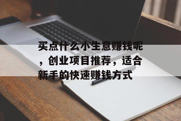 买点什么小生意赚钱呢，创业项目推荐，适合新手的快速赚钱方式