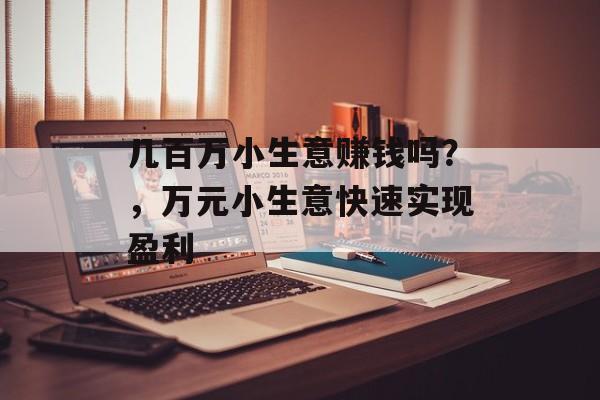几百万小生意赚钱吗?,万元小生意快速实现盈利 几百万小生意赚钱吗?,万元小生意快速实现盈利