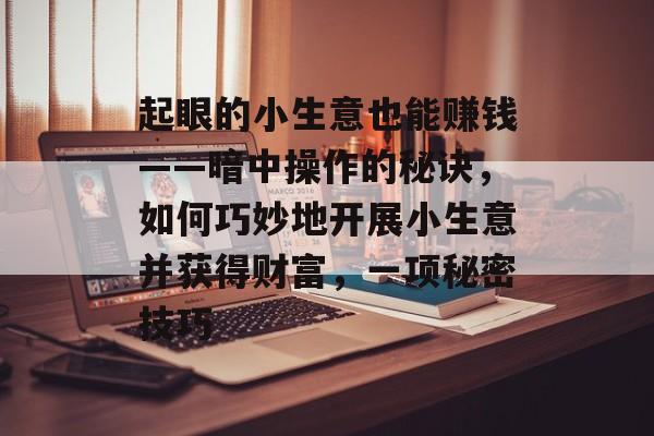 起眼的小生意也能赚钱——暗中操作的秘诀，如何巧妙地开展小生意并获得财富，一项秘密技巧