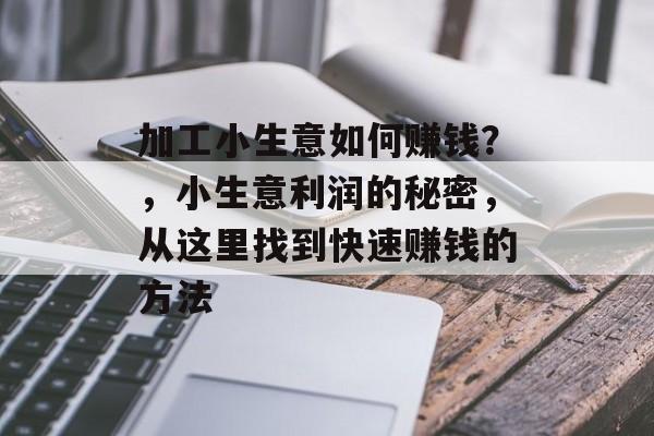 加工小生意如何赚钱?,小生意利润的秘密,从这里找到快速赚钱的方法 加工小生意如何赚钱?,小生意利润的秘密,从这里找到快速赚钱的方法