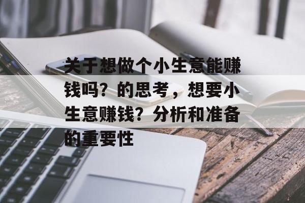 关于想做个小生意能赚钱吗？的思考，想要小生意赚钱？分析和准备的重要性