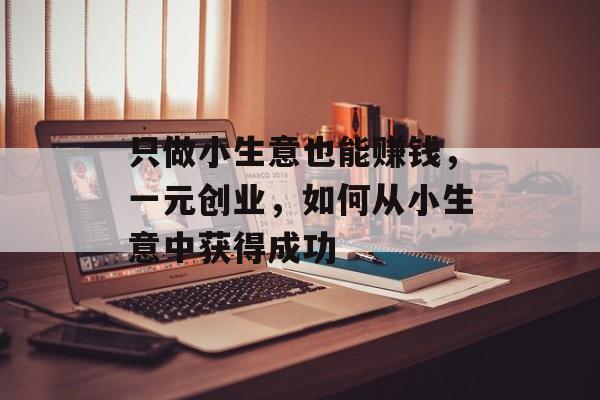 只做小生意也能赚钱,一元创业,如何从小生意中获得成功 只做小生意也能赚钱,一元创业,如何从小生意中获得成功