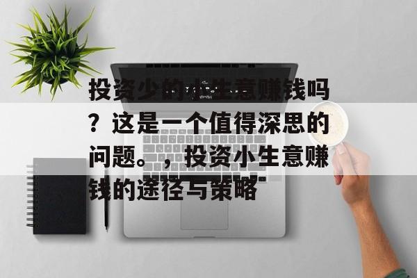 投资少的小生意赚钱吗?这是一个值得深思的问题。,投资小生意赚钱的途径与策略 投资少的小生意赚钱吗?这是一个值得深思的问题。,投资小生意赚钱的途径与策略