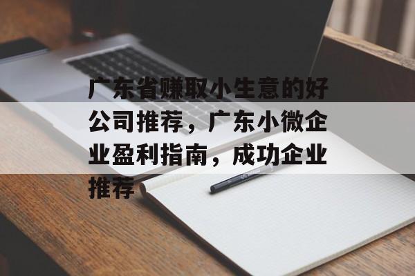广东省赚取小生意的好公司推荐，广东小微企业盈利指南，成功企业推荐