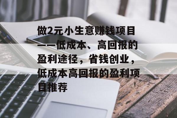 做2元小生意赚钱项目——低成本、高回报的盈利途径,省钱创业,低成本高回报的盈利项目推荐 做2元小生意赚钱项目——低成本、高回报的盈利途径,省钱创业,低成本高回报的盈利项目推荐