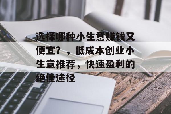 选择哪种小生意赚钱又便宜?,低成本创业小生意推荐,快速盈利的绝佳途径 选择哪种小生意赚钱又便宜?,低成本创业小生意推荐,快速盈利的绝佳途径