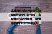 塞尔维亚商业机遇,探索赚钱的生意领域,塞尔维亚商业机遇,探索赚钱的生意领域指南