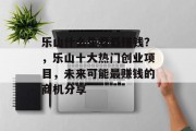 乐山什么生意最赚钱？，乐山十大热门创业项目，未来可能最赚钱的商机分享