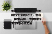 鲁山,探索商机,发掘赚钱生意的秘诀,鲁山,探索商机,发掘赚钱生意的秘诀之道