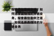 探索最佳盈利之道,如何选择最赚钱的分销业务,探索最佳盈利之道,如何选择最赚钱的分销业务